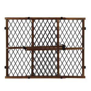 Position & Lock Baby Gate, Pressure-Mounted, Farmhouse Collection